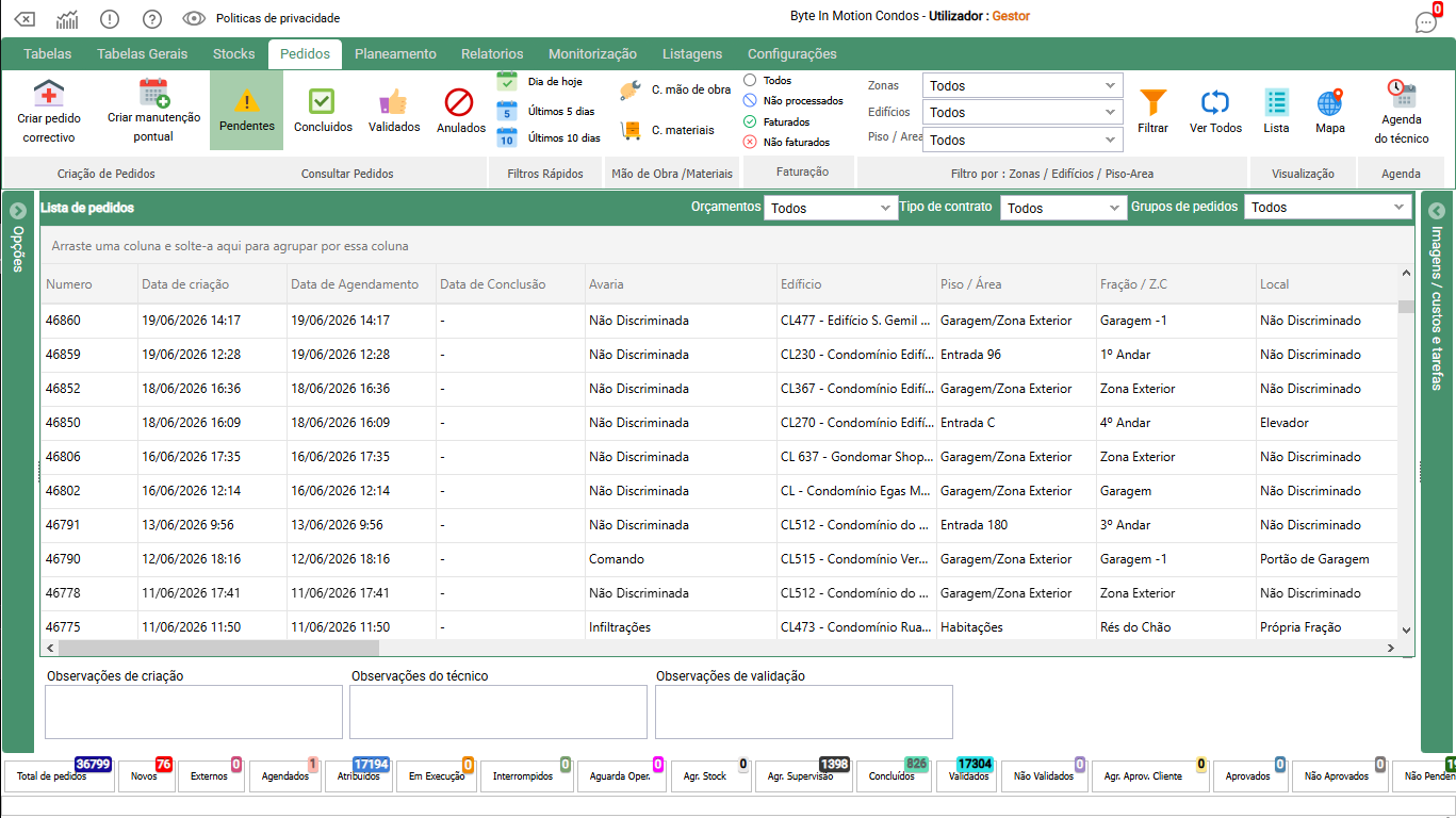 In Motion Condos operational flow on desktop and mobile
