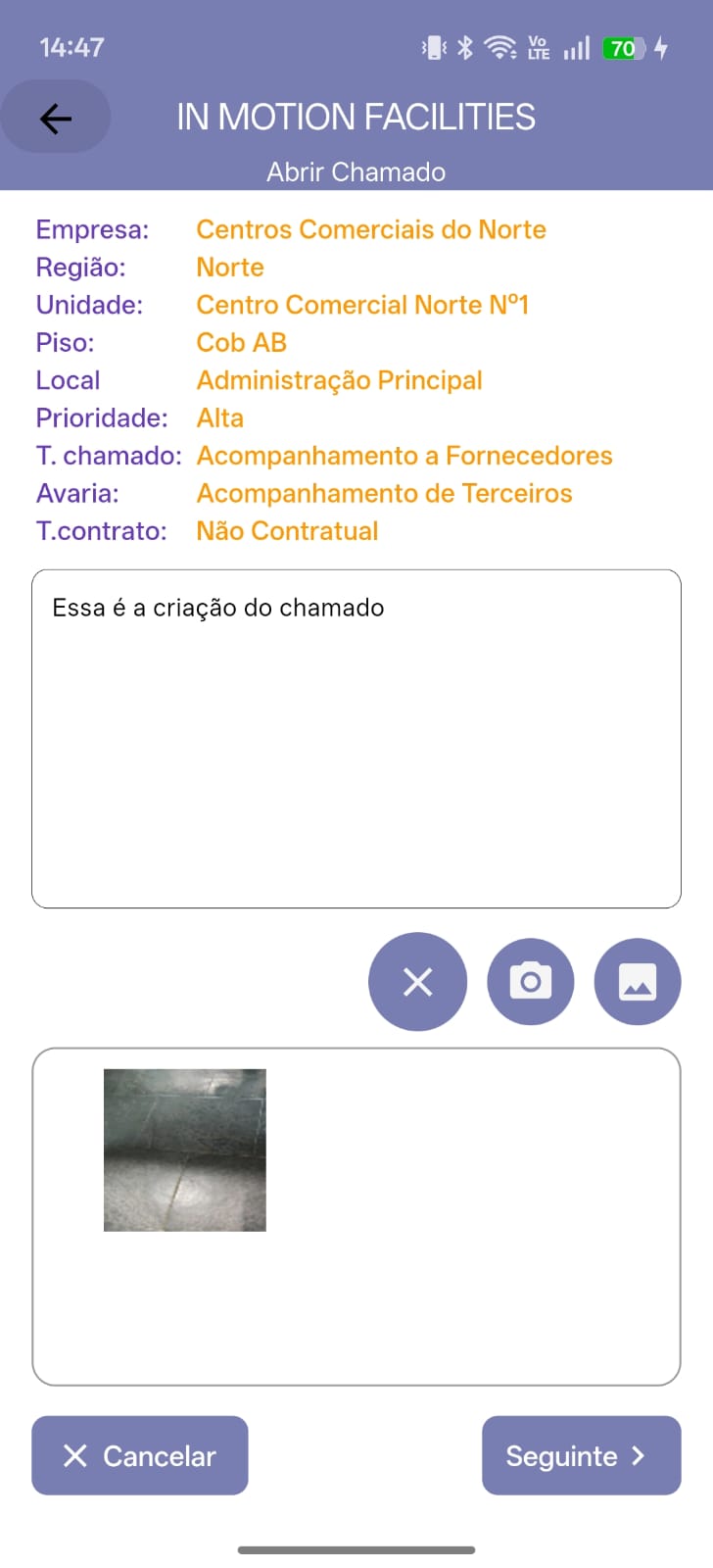 Adicione os detalhes